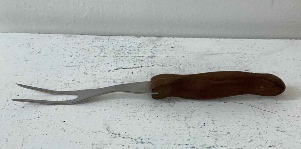 Cutco USA 27 Carving Turning Fork Classic Brown Handle